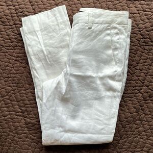 Banana Republic White Dress Pants Classic Style
